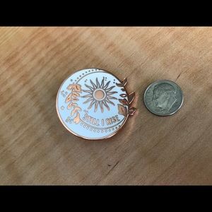 Maya Angelou enamel pin